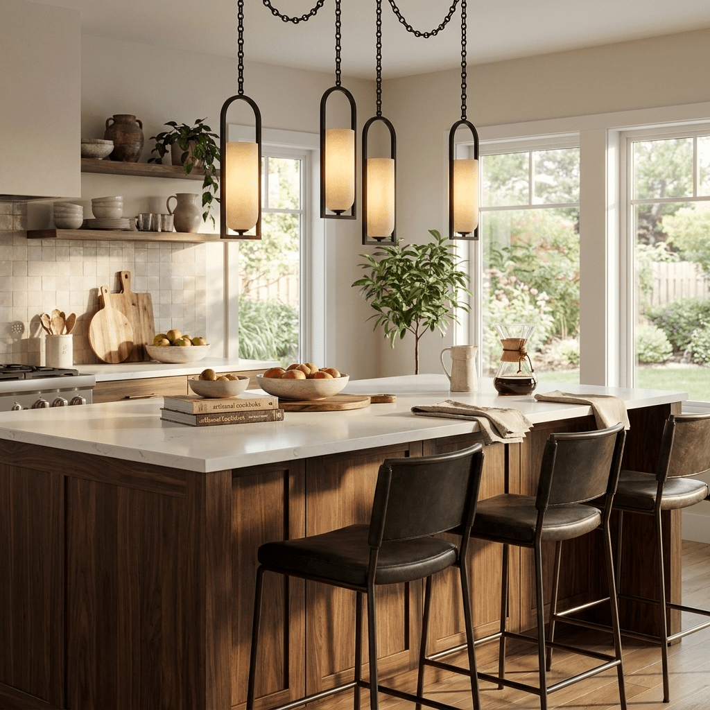 Theron Cascading Chain Lantern Chandelier