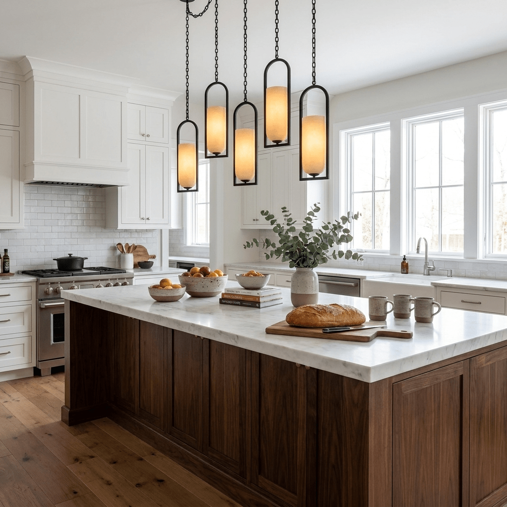 Theron Cascading Chain Lantern Chandelier