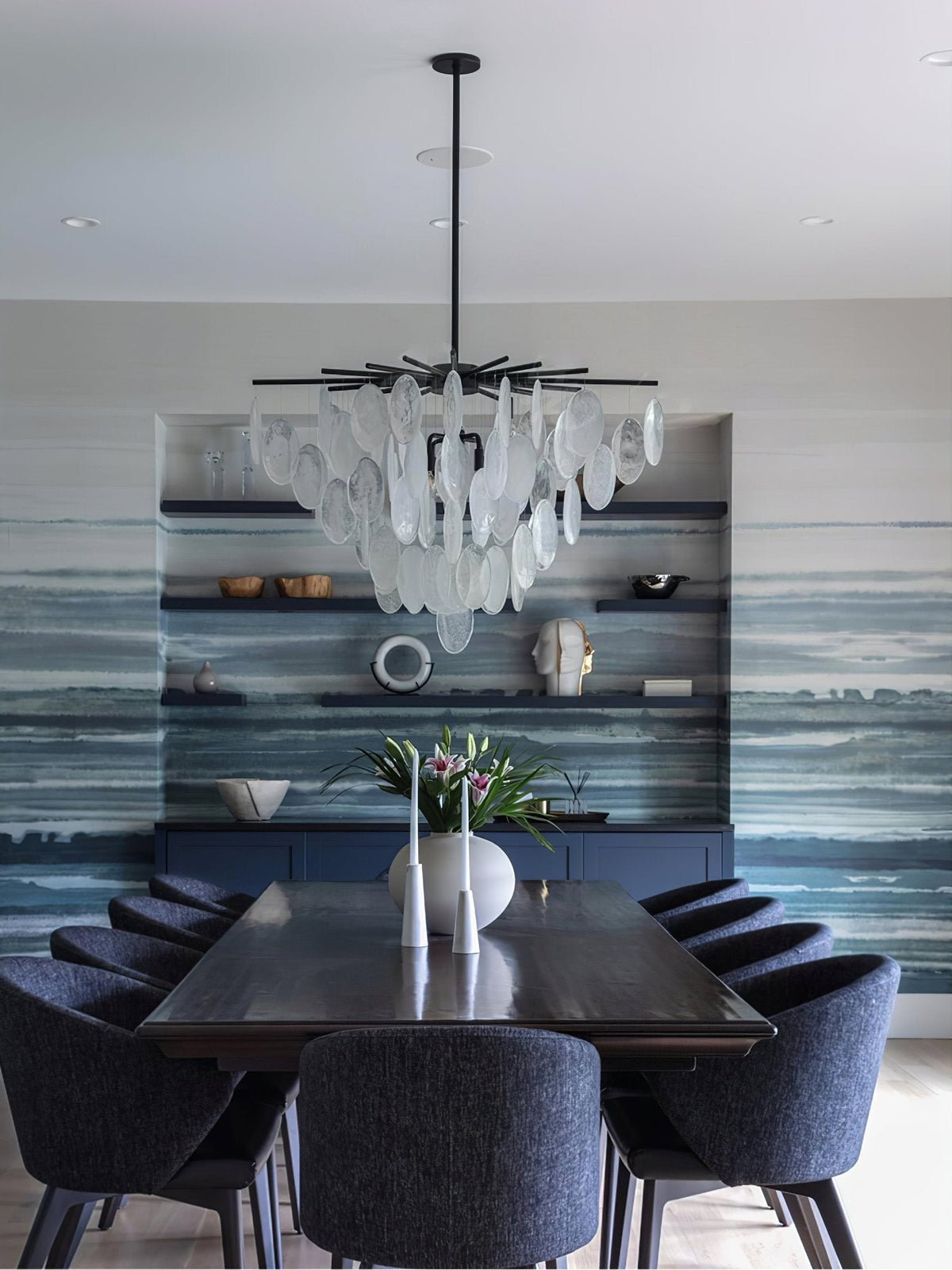 Isaiah Luxury Glass Chandelier