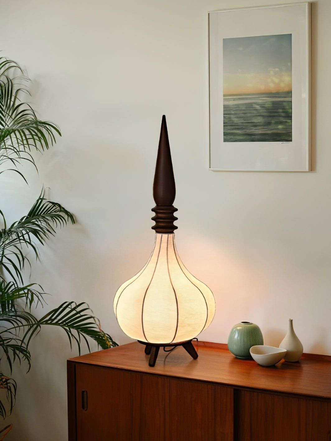 Cetalyra Tiered Gourd Floor Lamp
