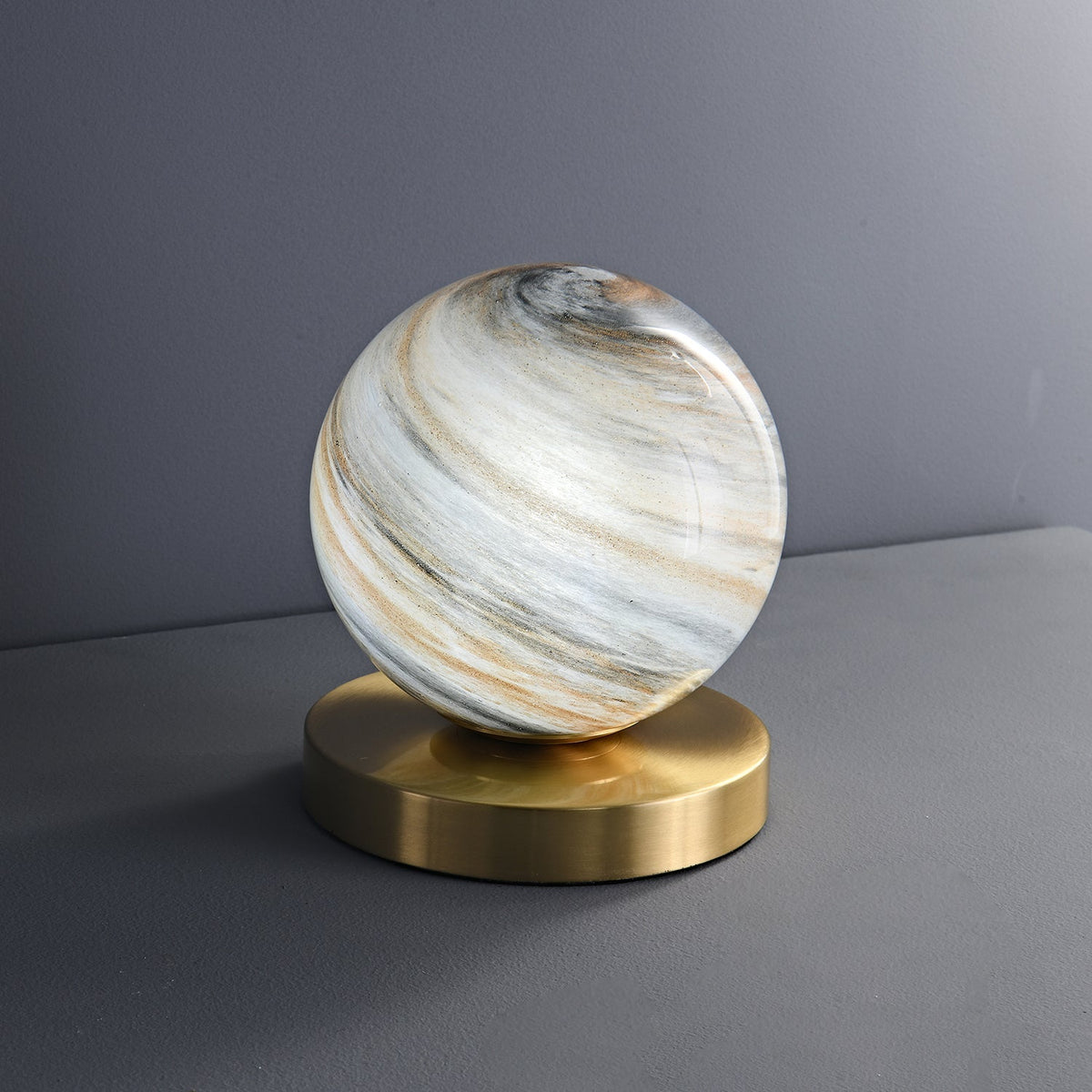 Casuelle Contemporary Brass Table Lamp