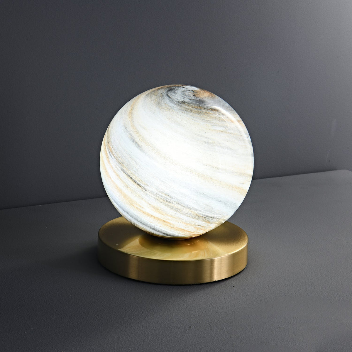 Casuelle Contemporary Brass Table Lamp