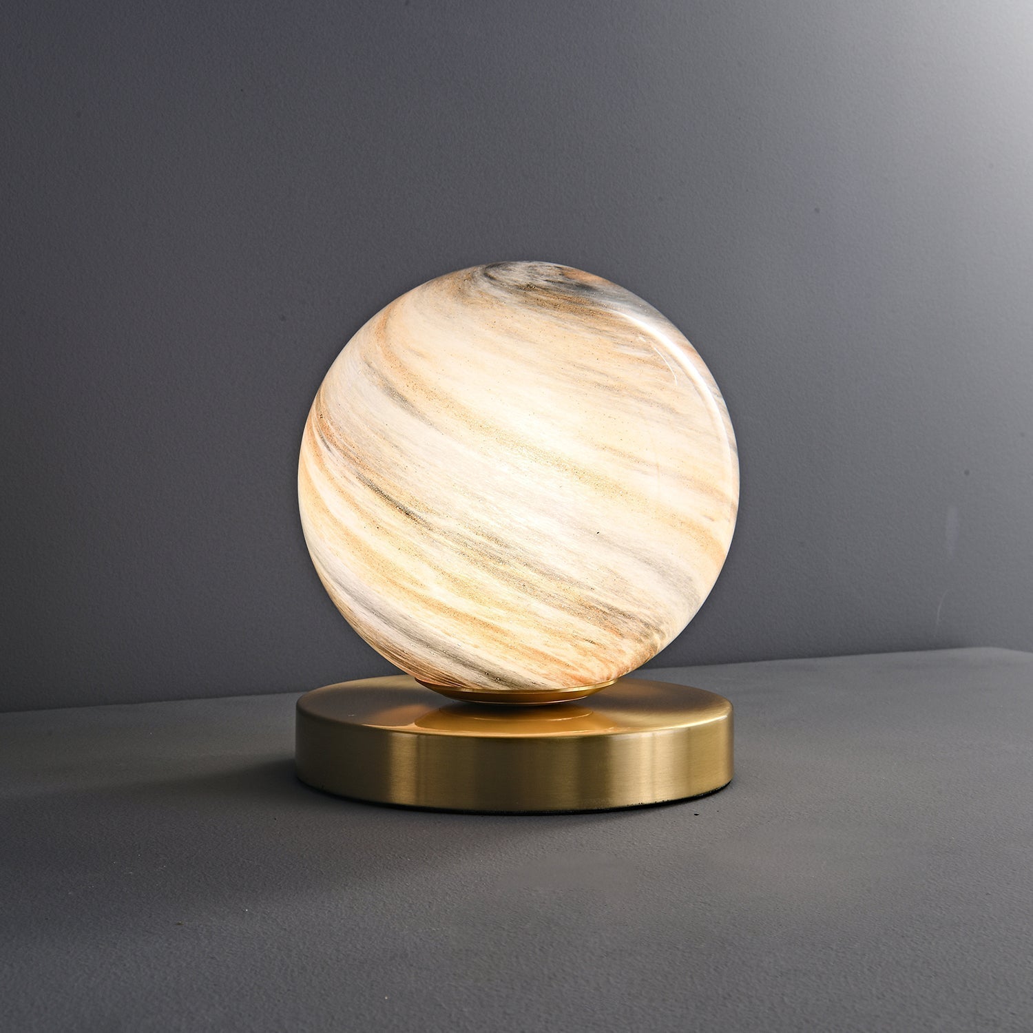 Casuelle Contemporary Brass Table Lamp