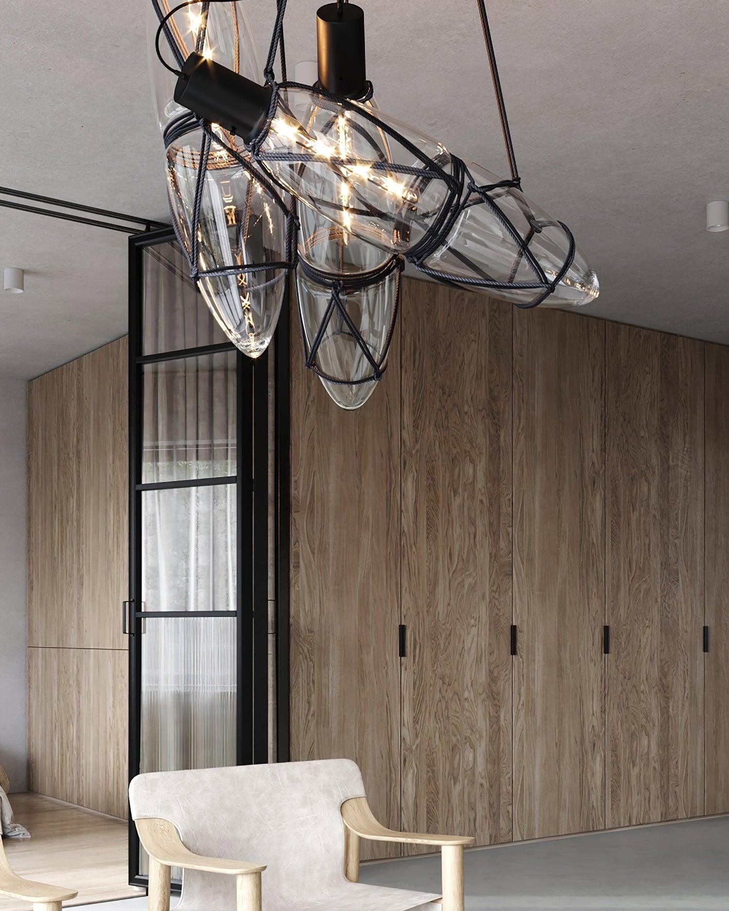 Sior Individual Creativity Bottle Glass Pendant Lamp
