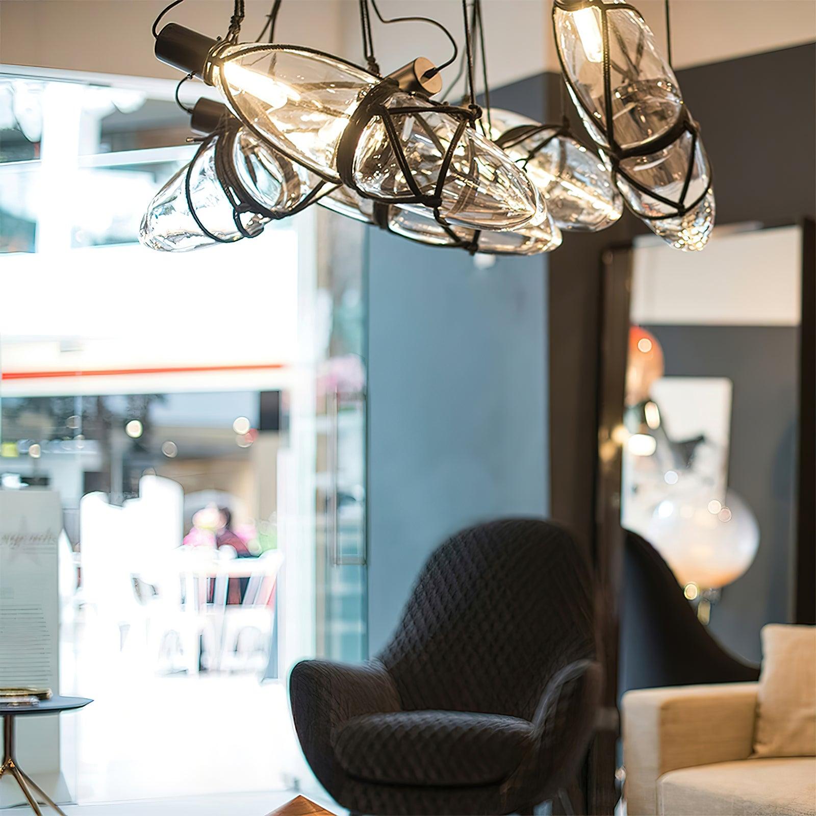 Sior Individual Creativity Bottle Glass Pendant Lamp