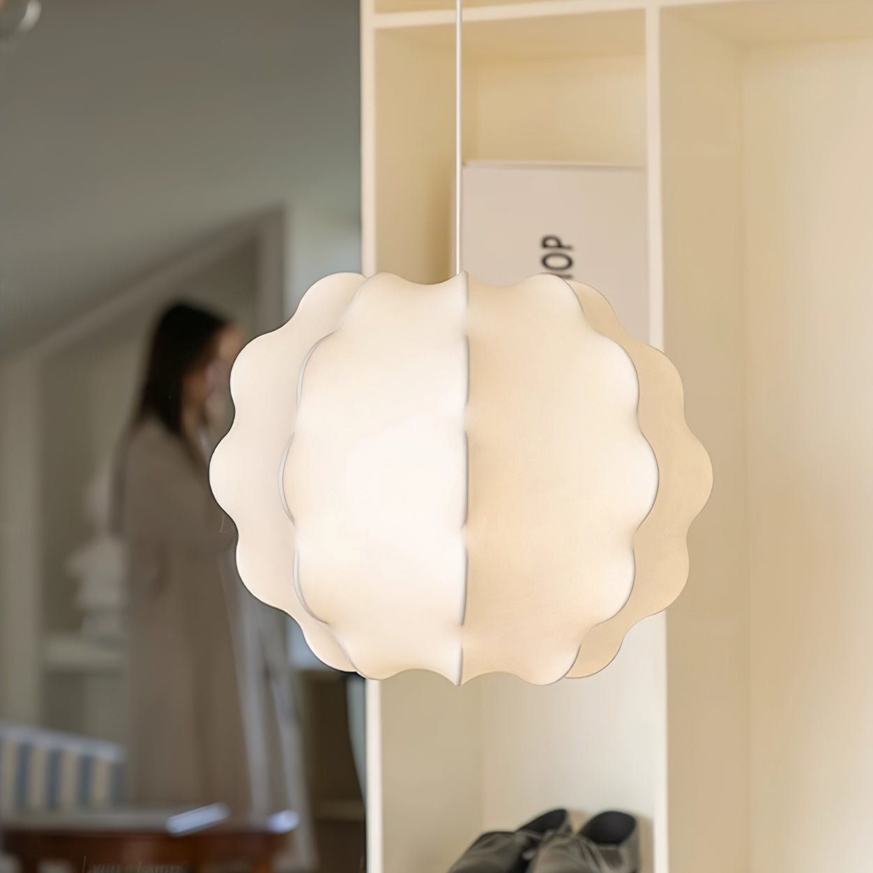 Elora Silk Scandinavian Pendant Lamp