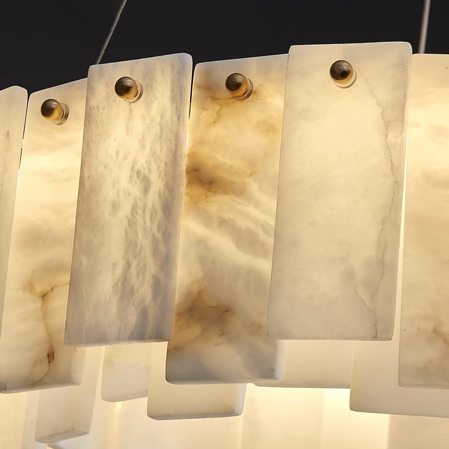Vodore Alabaster Pendant Light