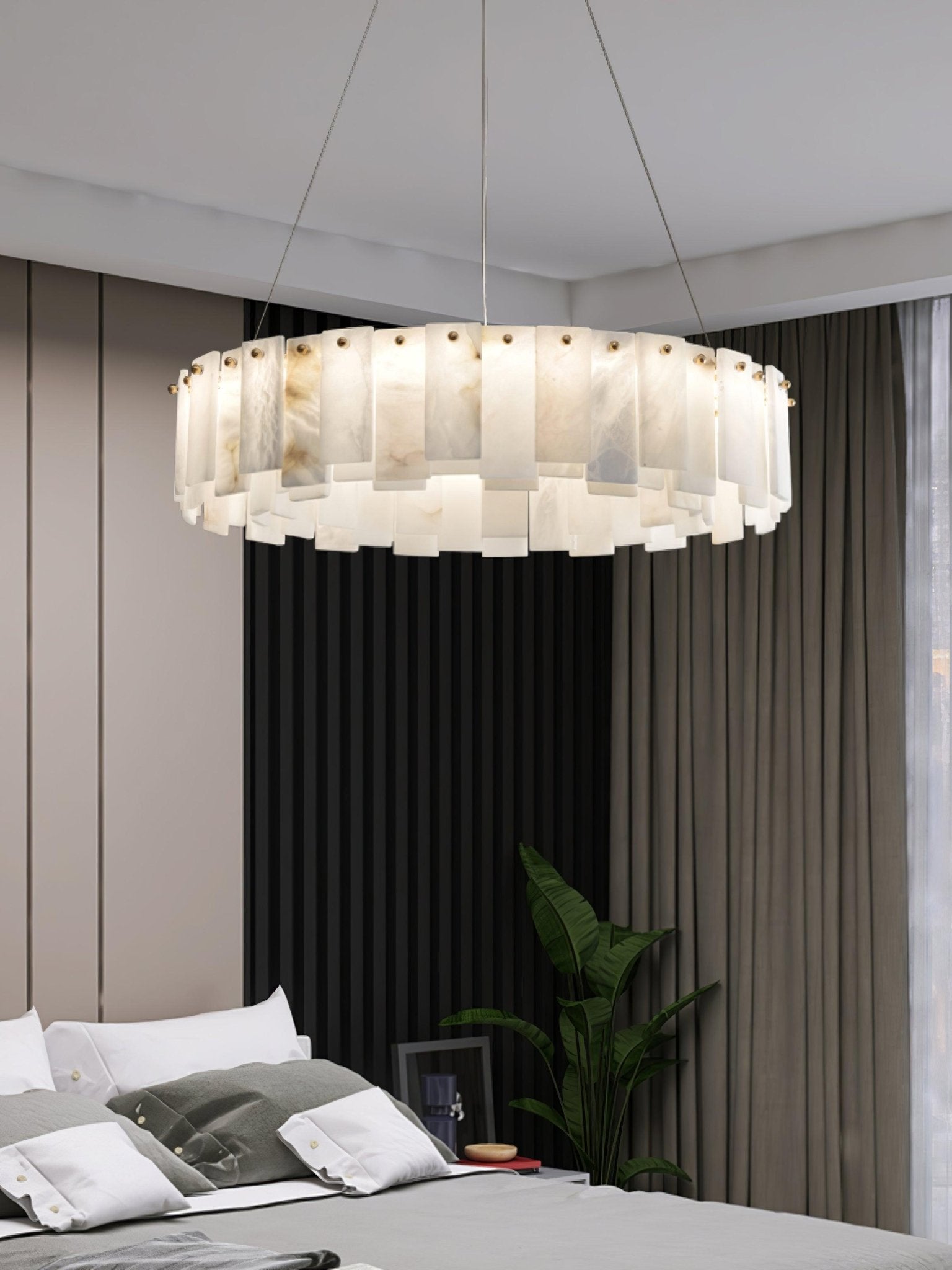 Vodore Alabaster Pendant Light
