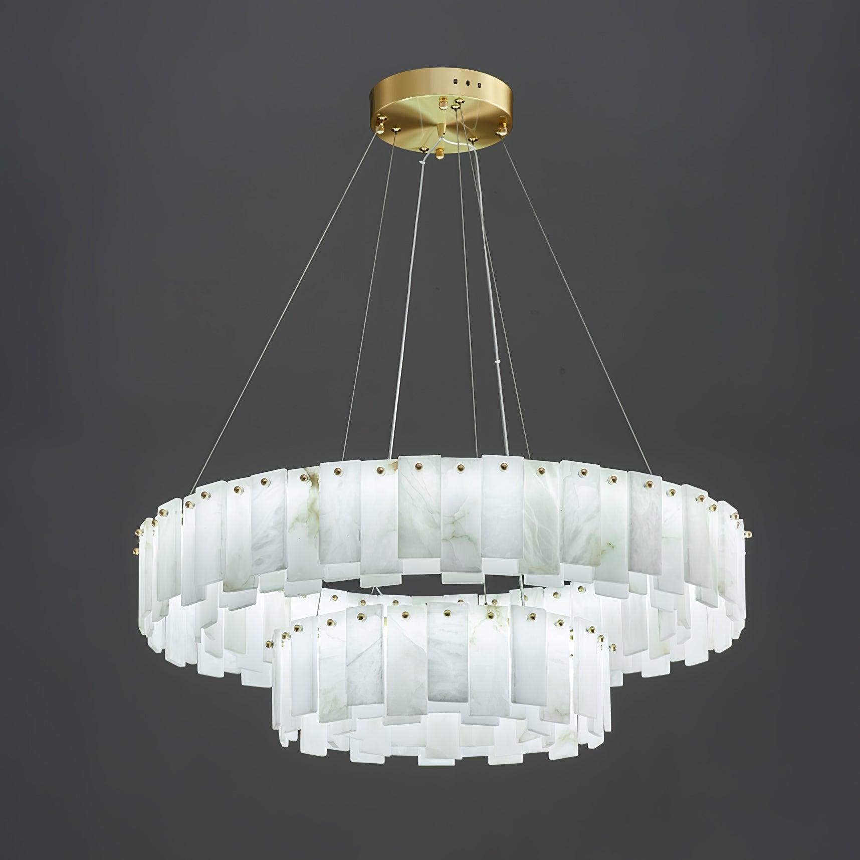 Vodore Alabaster Pendant Light