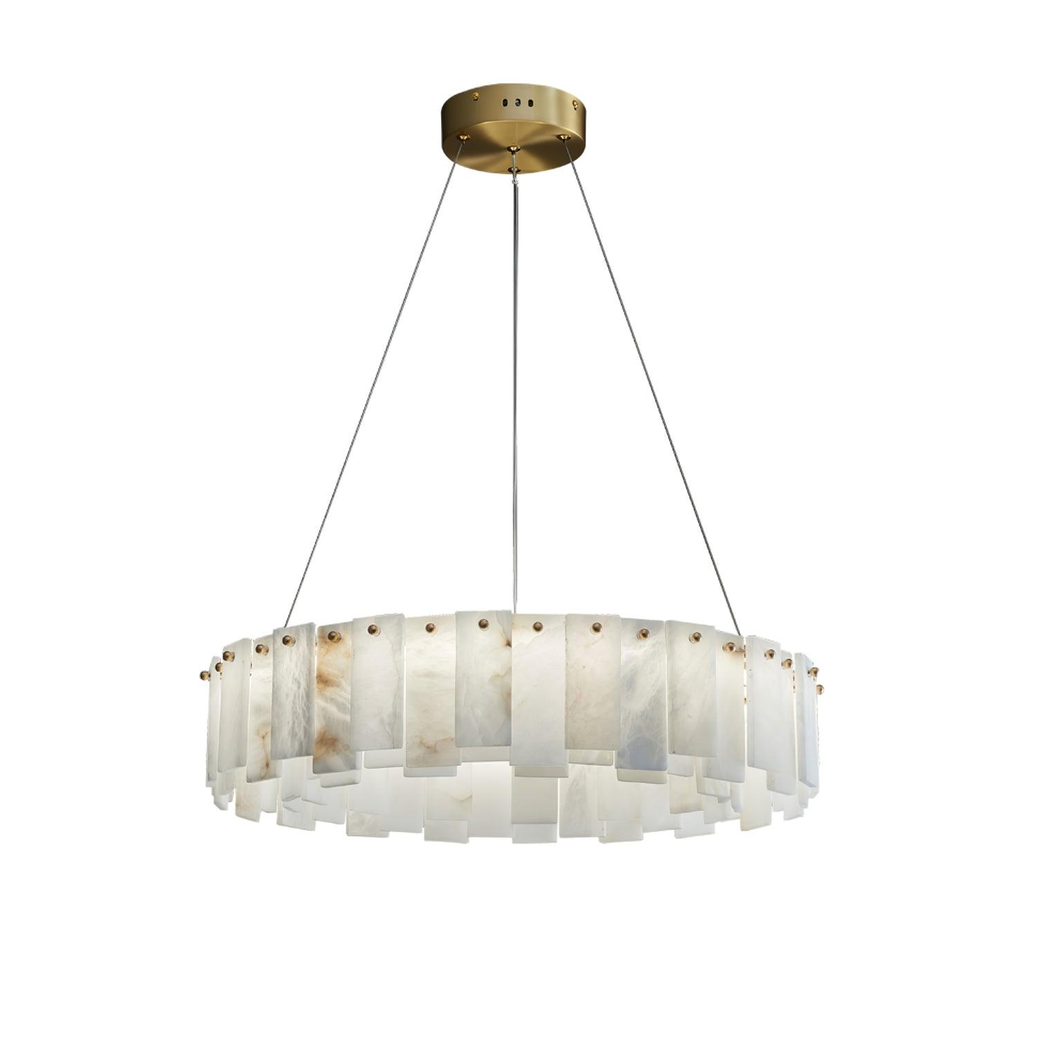 Vodore Alabaster Pendant Light