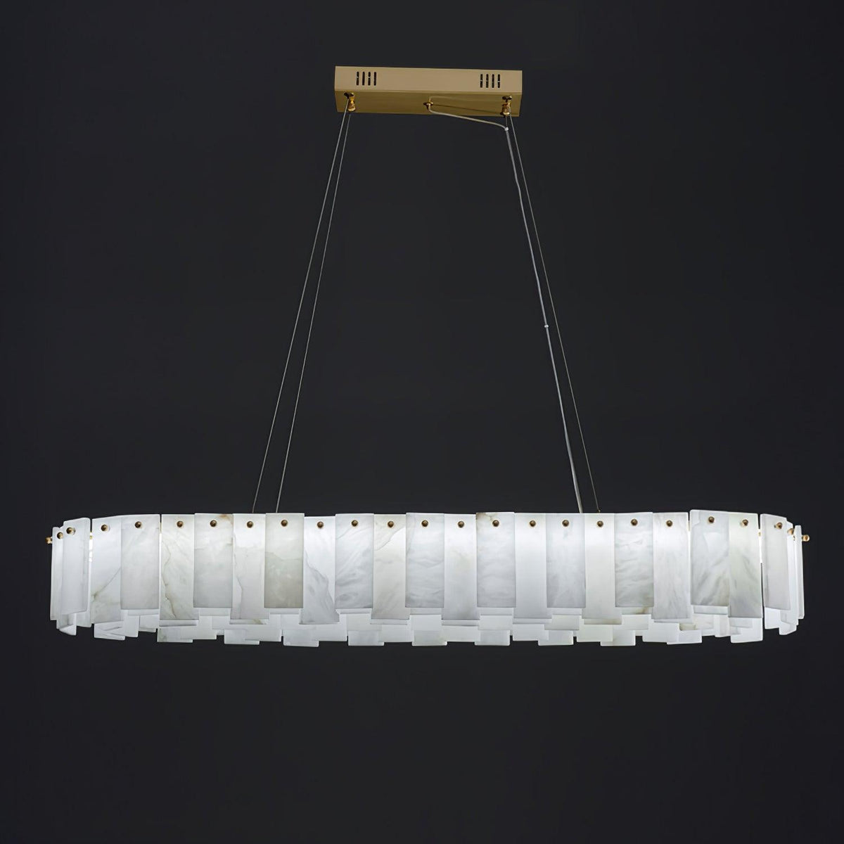 Vodore Alabaster Pendant Light