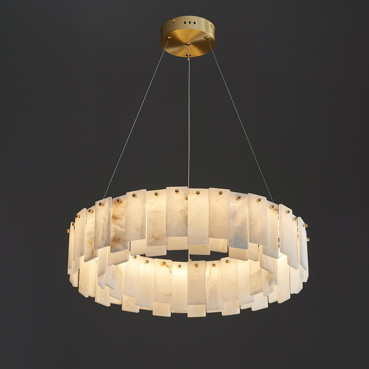 Vodore Alabaster Pendant Light