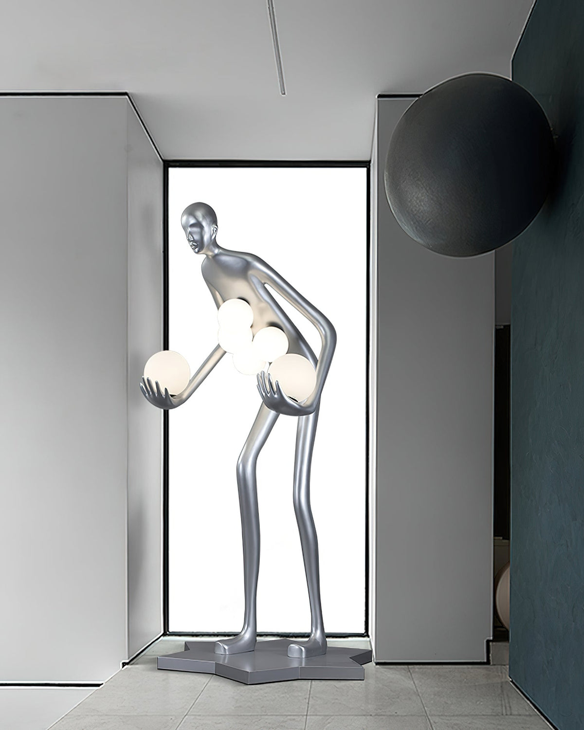 Silvaris Sculptural Floor Lamp