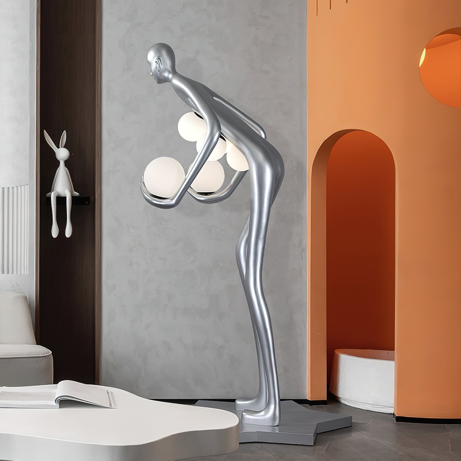 Silvaris Sculptural Floor Lamp