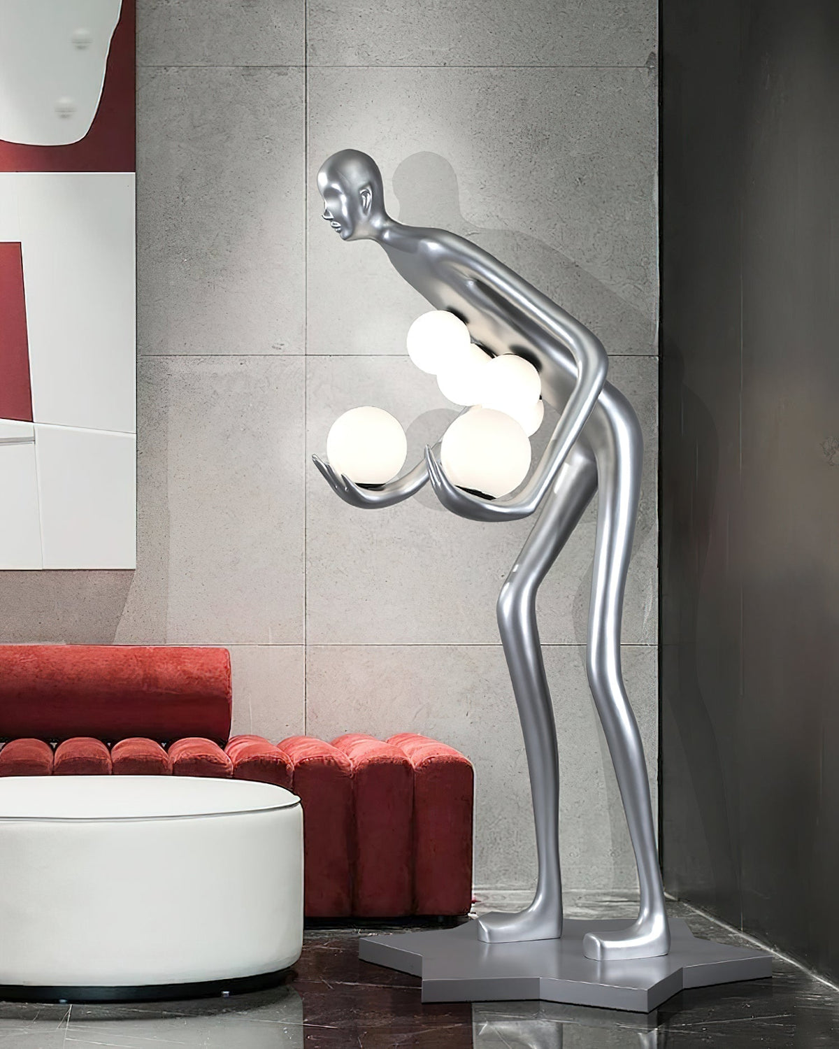 Silvaris Sculptural Floor Lamp