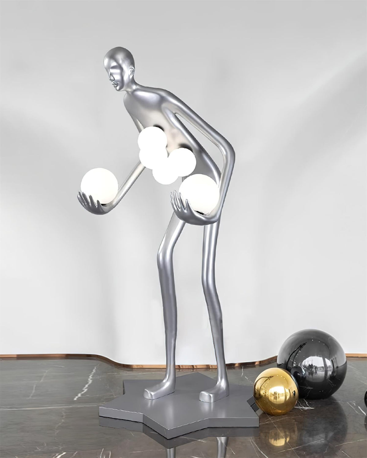 Silvaris Sculptural Floor Lamp