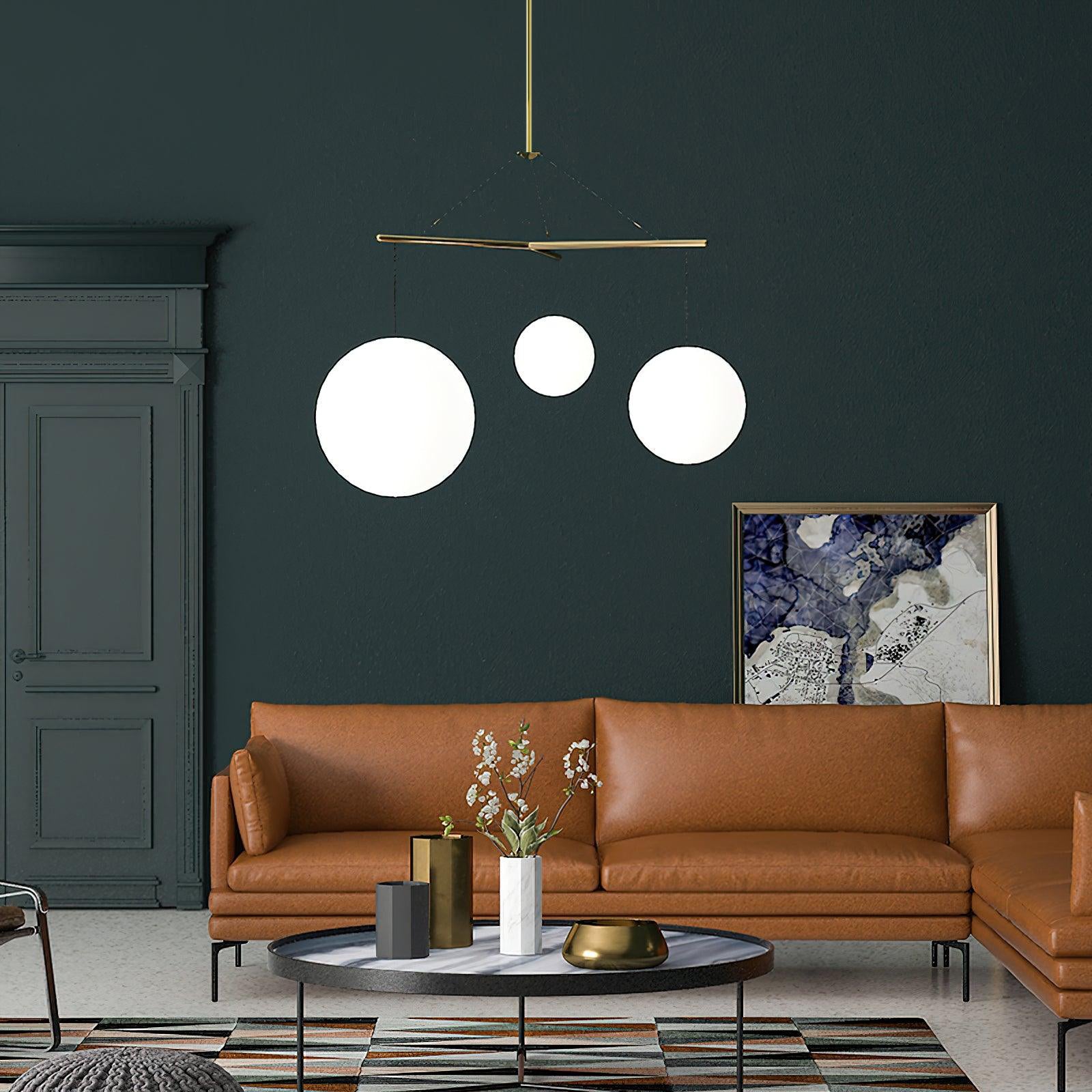 Triad Minimalist Glass Pendant Lamp