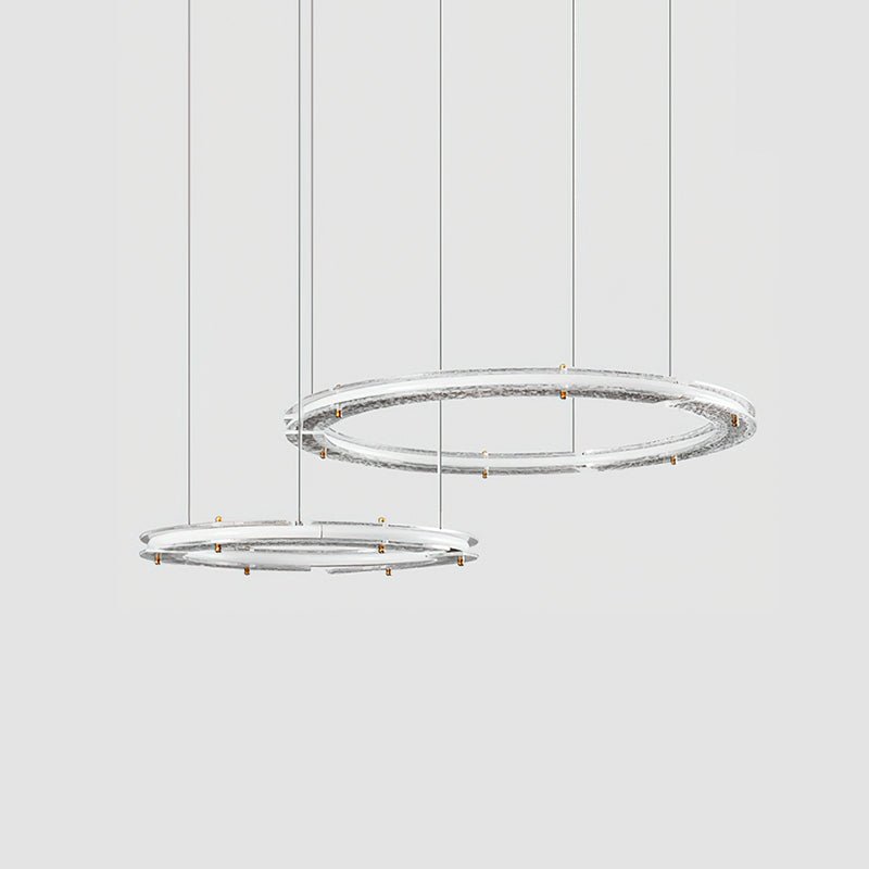 Lunara Dual-Ring Crystal Chandelier