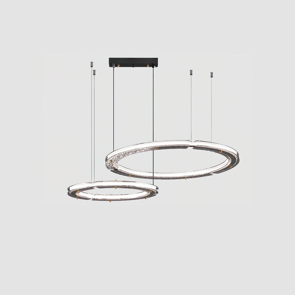 Lunara Dual-Ring Crystal Chandelier