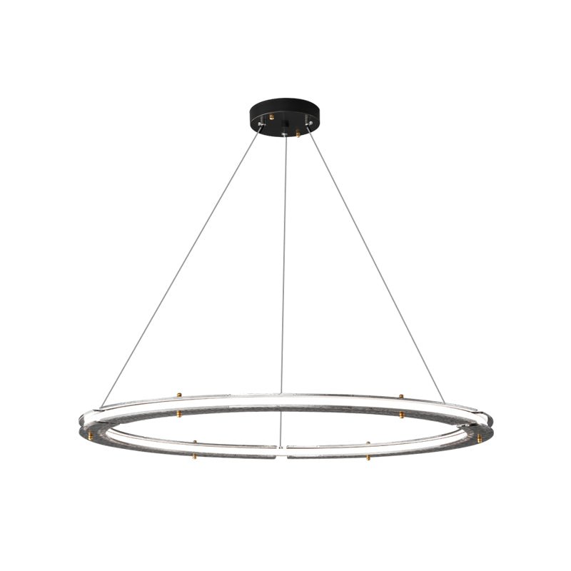 Lunara Dual-Ring Crystal Chandelier