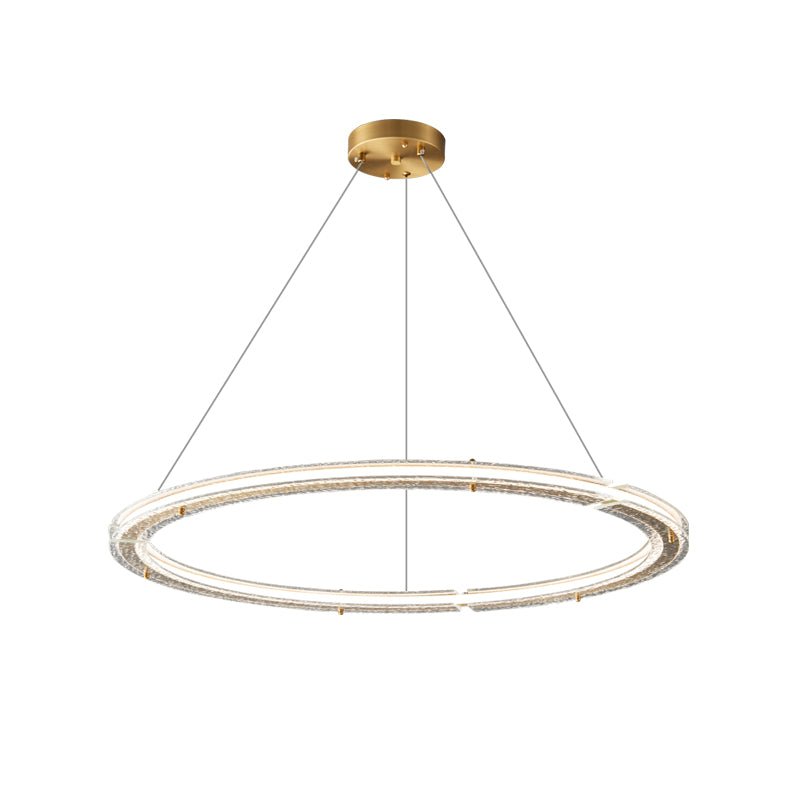 Lunara Dual-Ring Crystal Chandelier