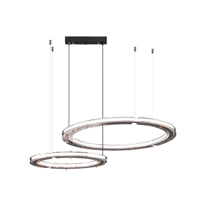 Lunara Dual-Ring Crystal Chandelier
