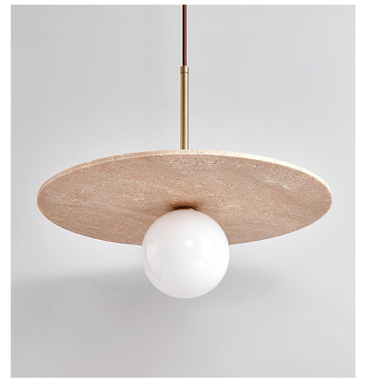 Noreielle Travertine Pendant Light
