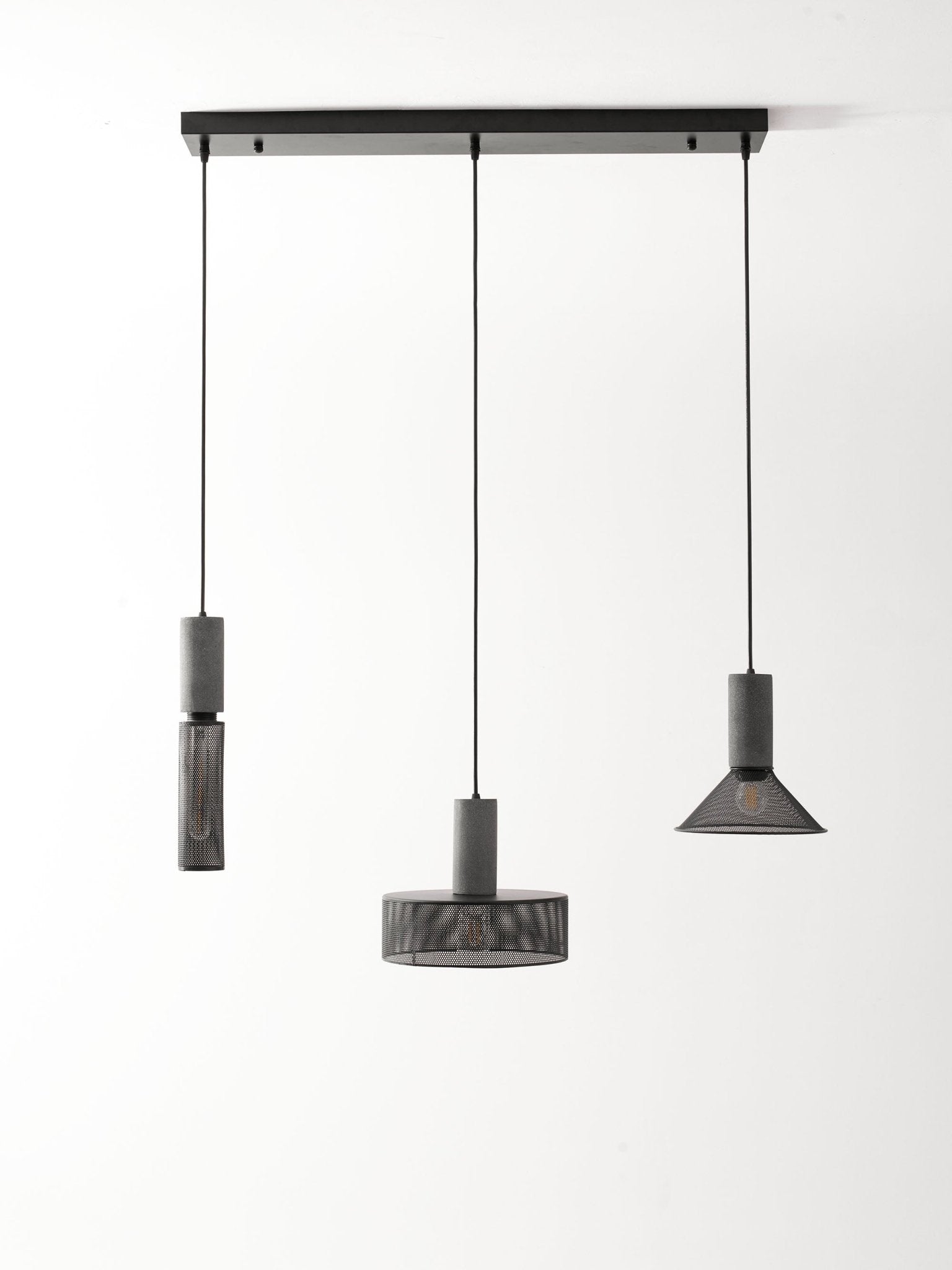 Bellwick Cement Mesh Pendant Light