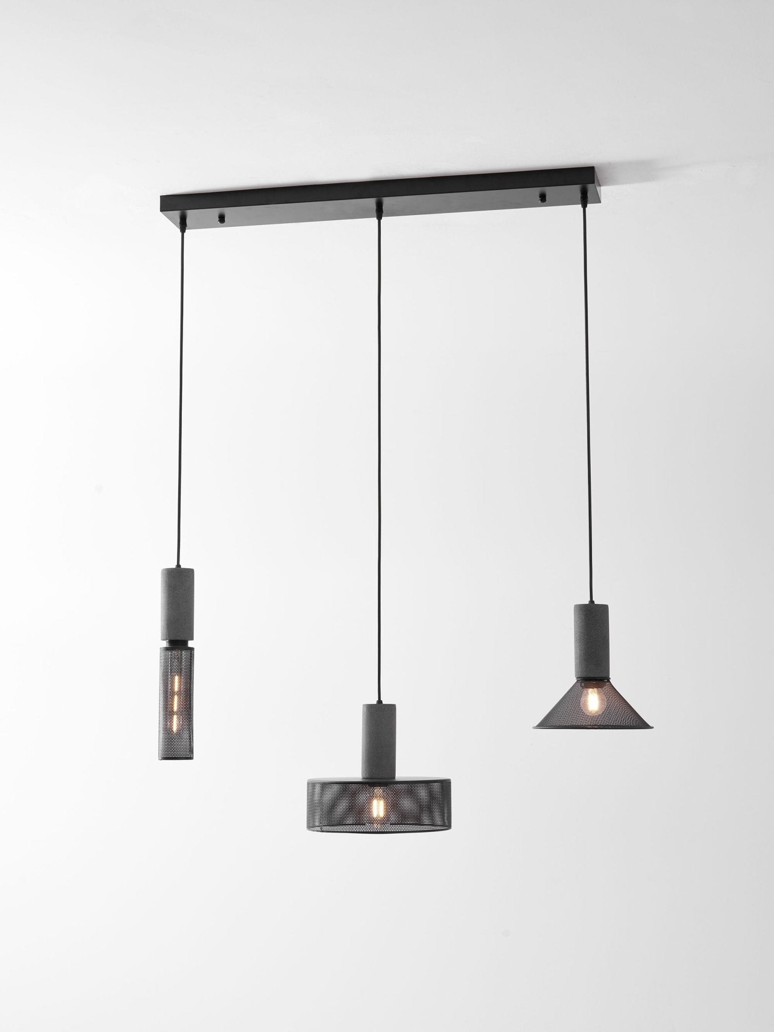 Bellwick Cement Mesh Pendant Light