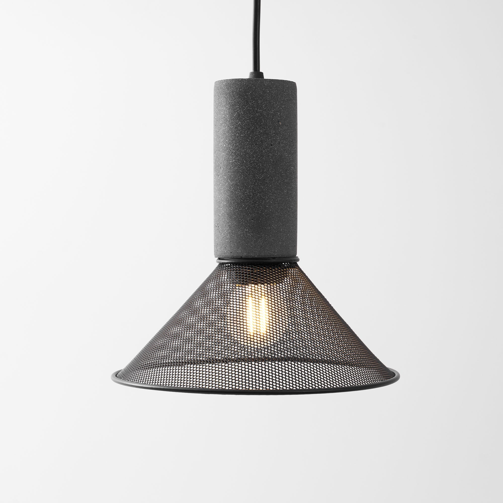 Bellwick Cement Mesh Pendant Light