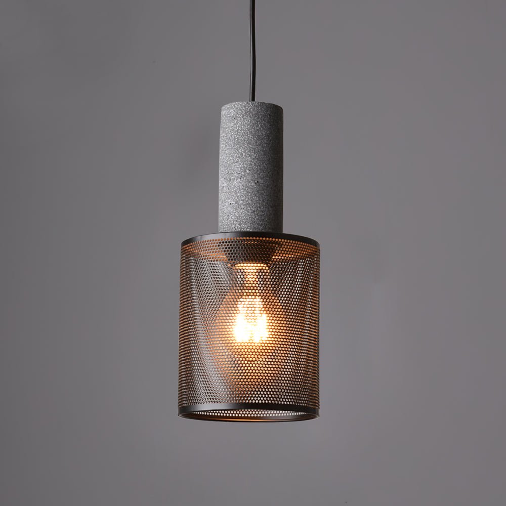 Bellwick Cement Mesh Pendant Light