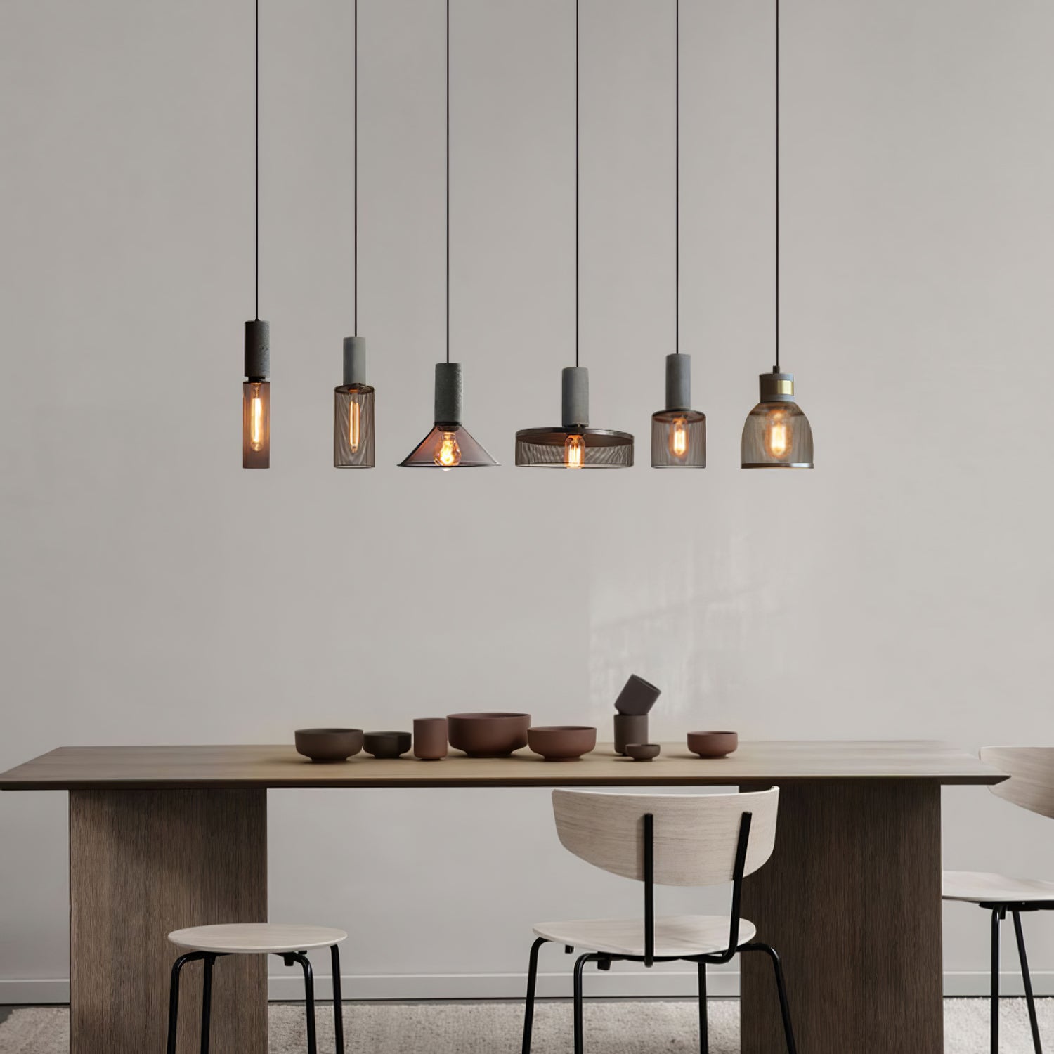 Bellwick Cement Mesh Pendant Light