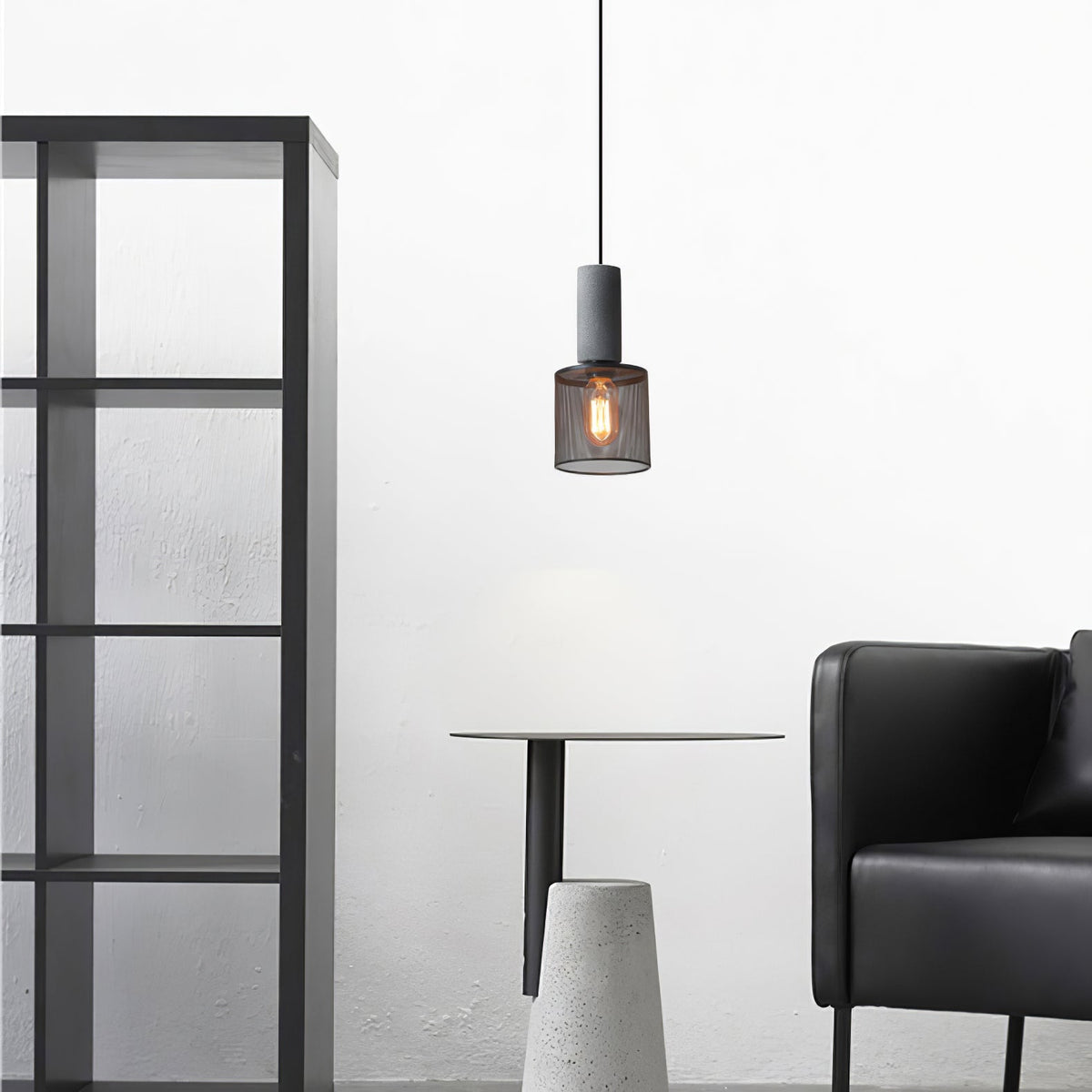 Bellwick Cement Mesh Pendant Light