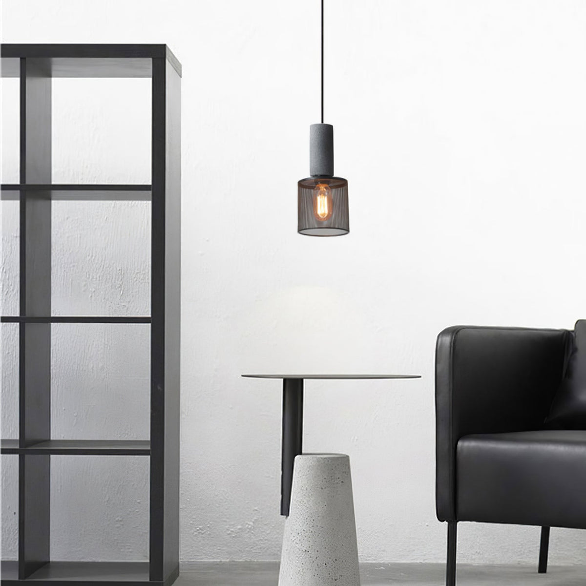 Bellwick Cement Mesh Pendant Light