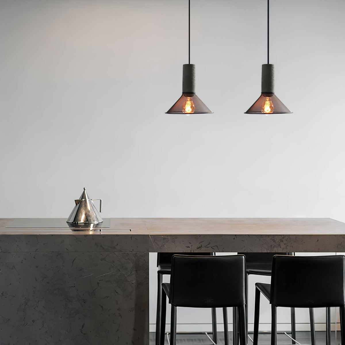 Bellwick Cement Mesh Pendant Light