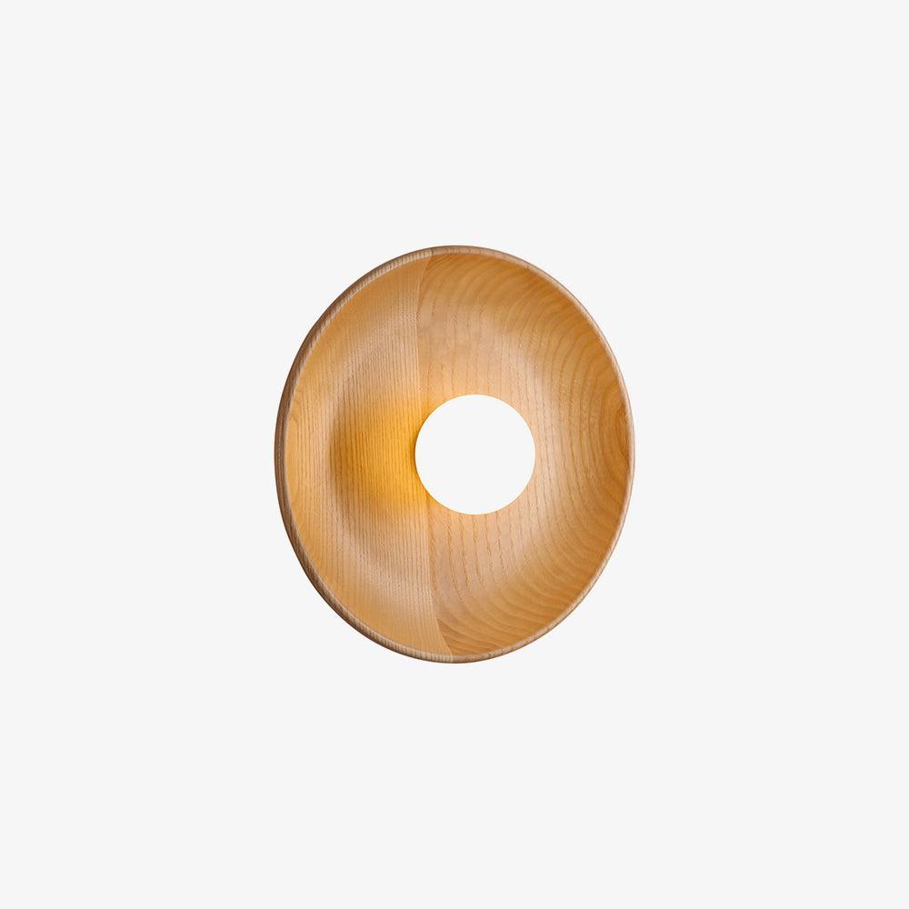 Sirixa Modern Minimalist Glass Wood Wall Lamp