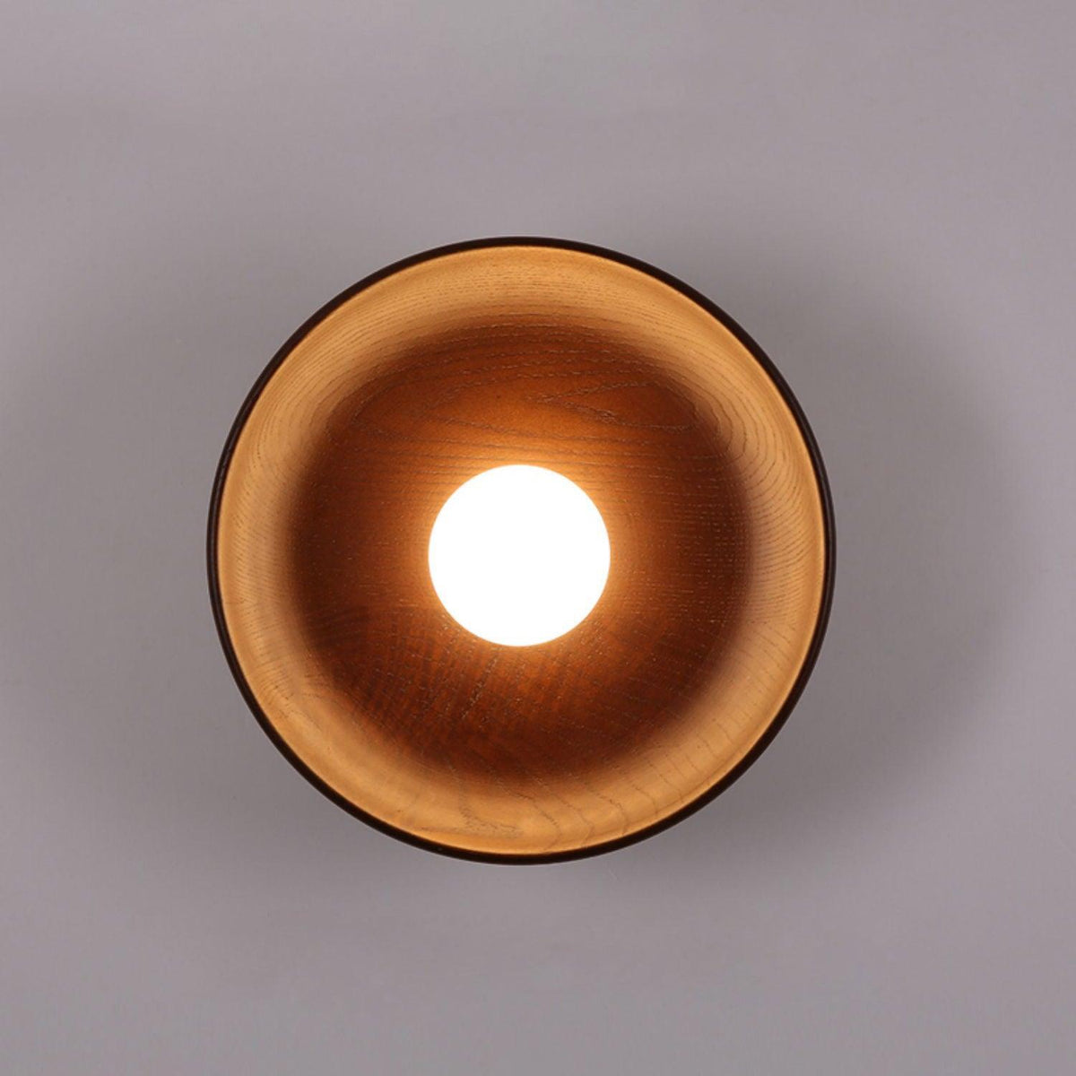 Sirixa Modern Minimalist Glass Wood Wall Lamp