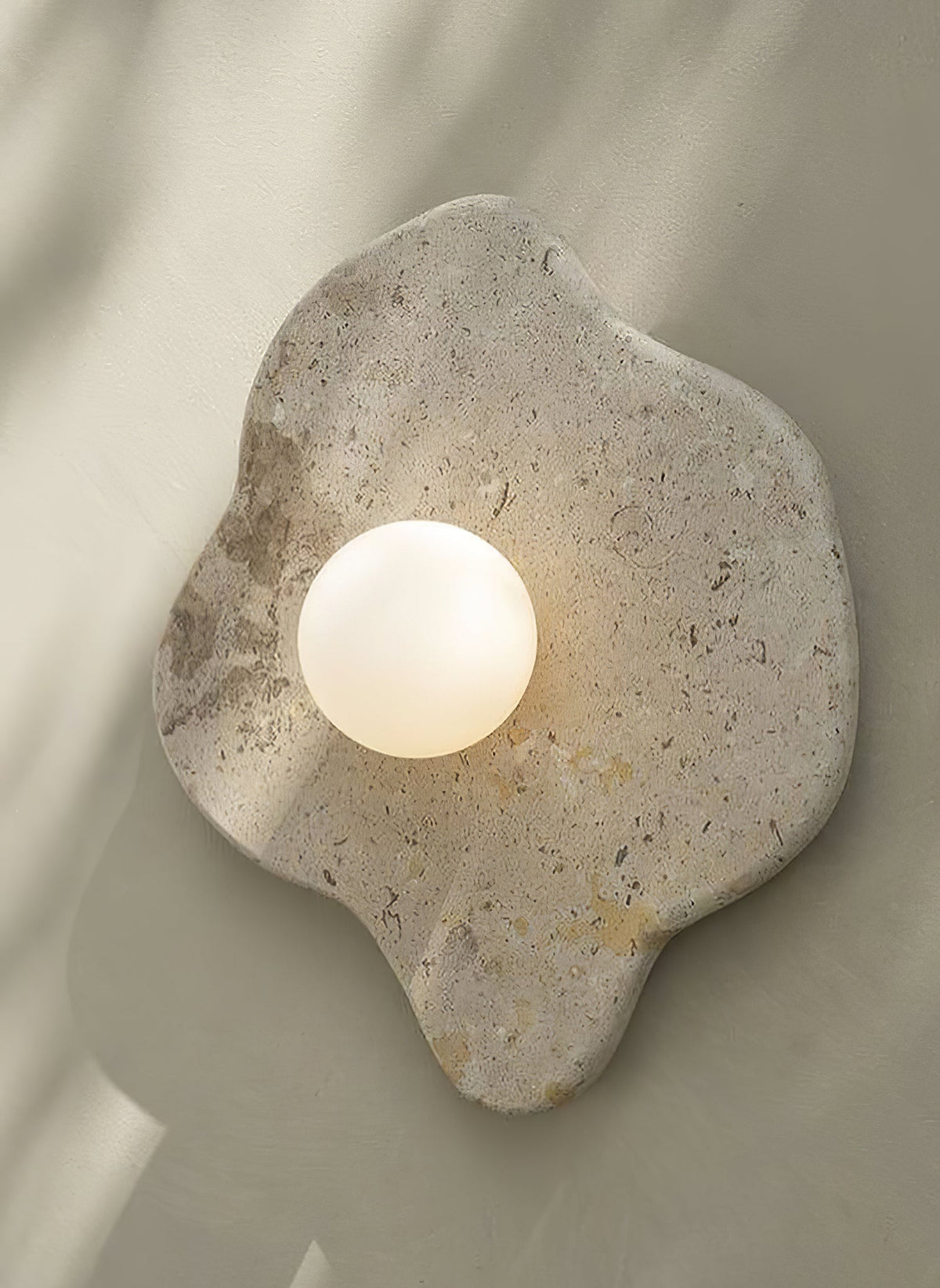 Bloom Rustic Marble Wall Lamp