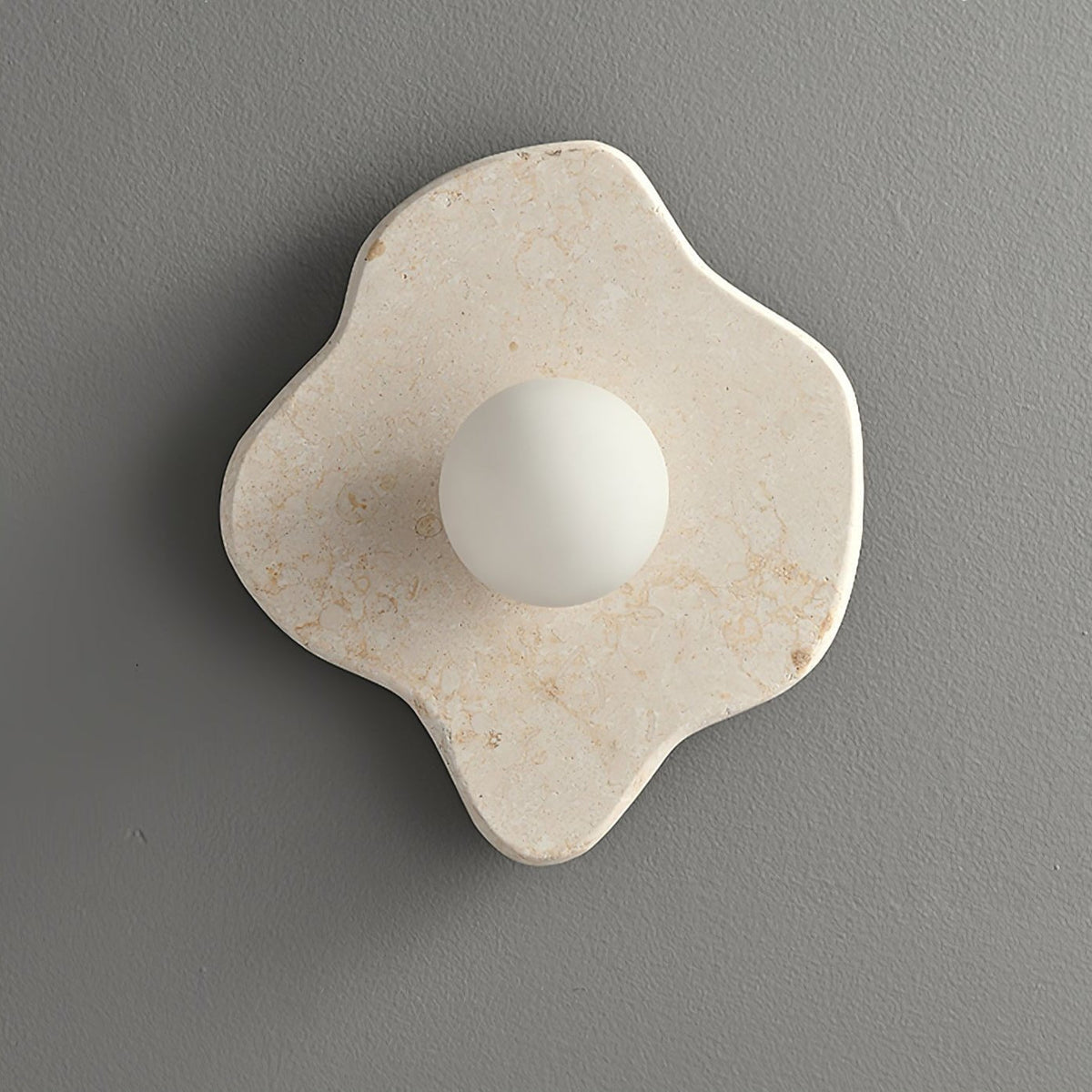 Bloom Rustic Marble Wall Lamp