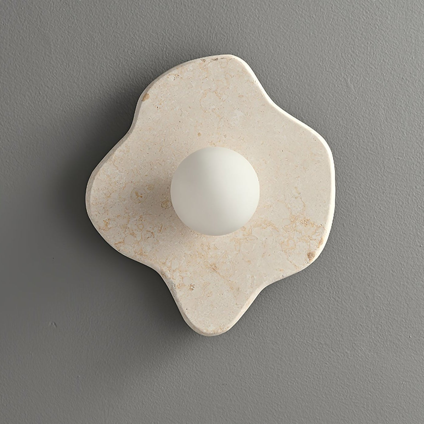 Bloom Rustic Marble Wall Lamp