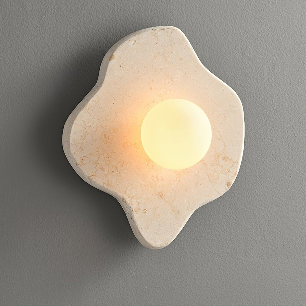 Bloom Rustic Marble Wall Lamp