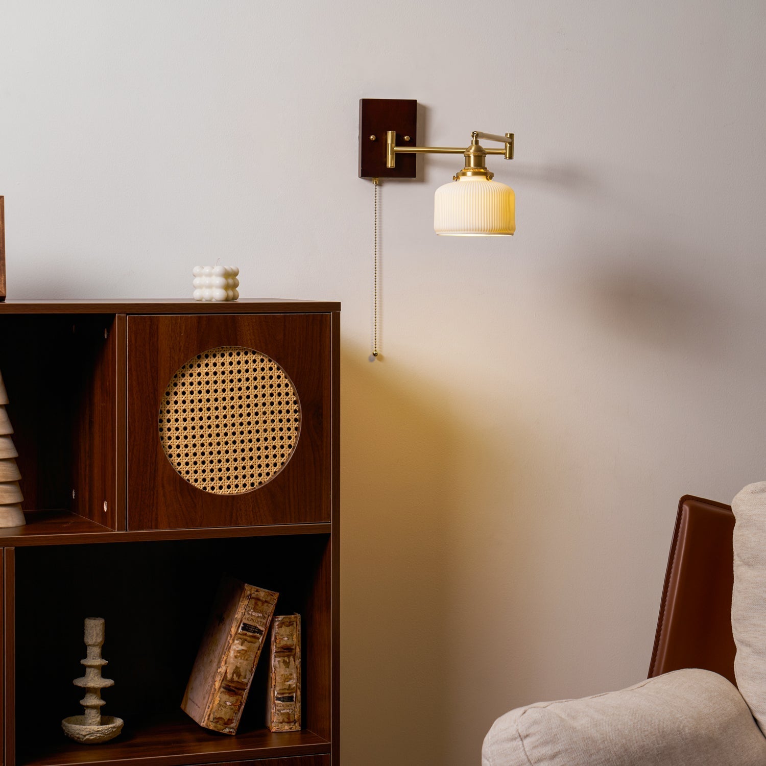 Marview Ceramic Geometry Indoor Wall Light