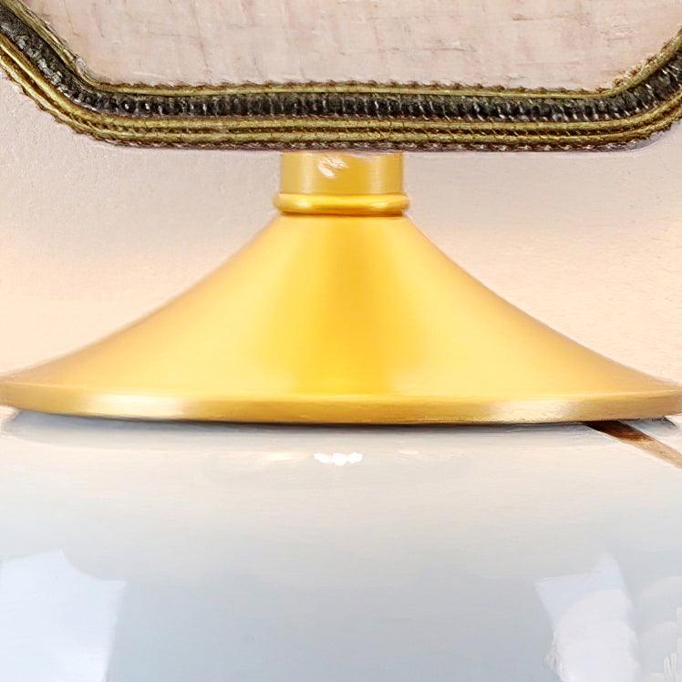 Sparrow Oriental Ceramic Desk Lamp
