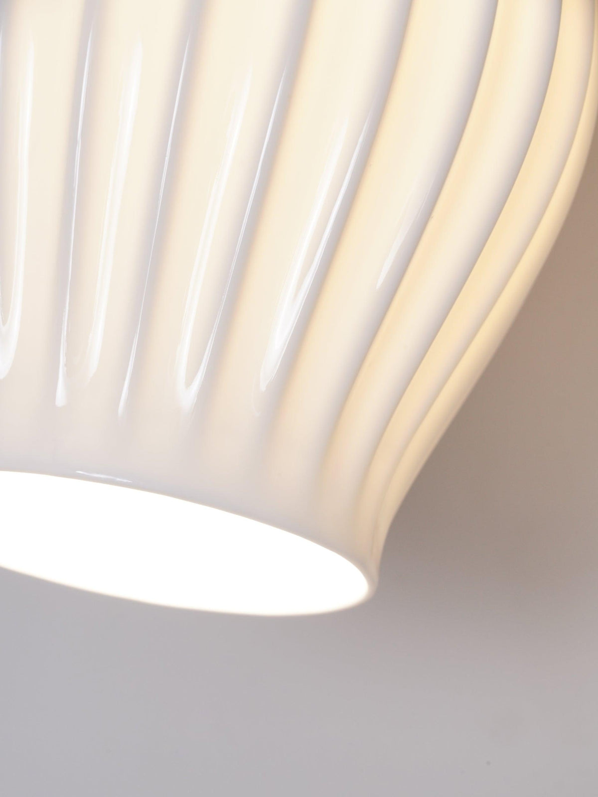 Zotalisra Modern Minimalist Ribbed Ceramic Wall light