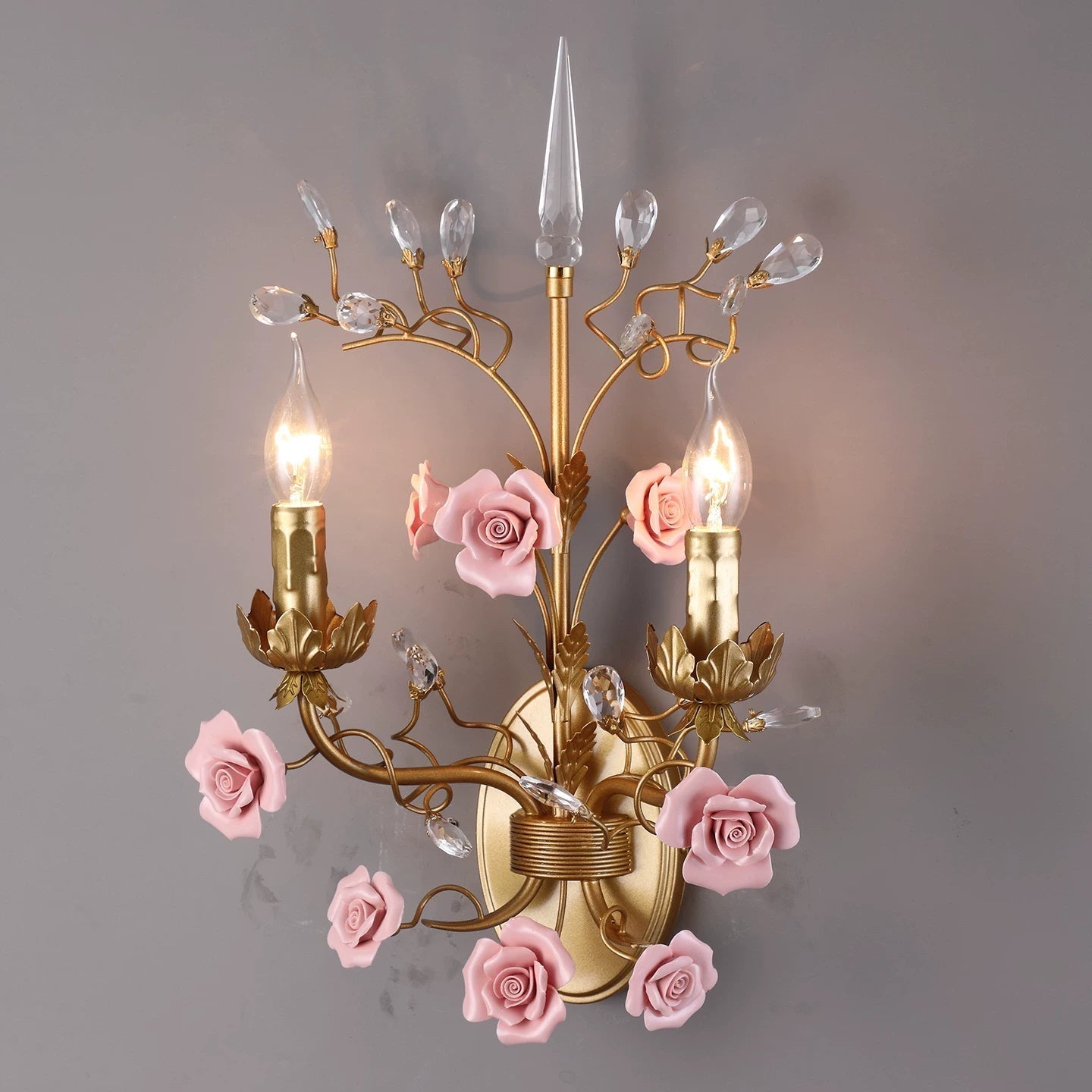 Roselyn Ceramic Vine Sconce