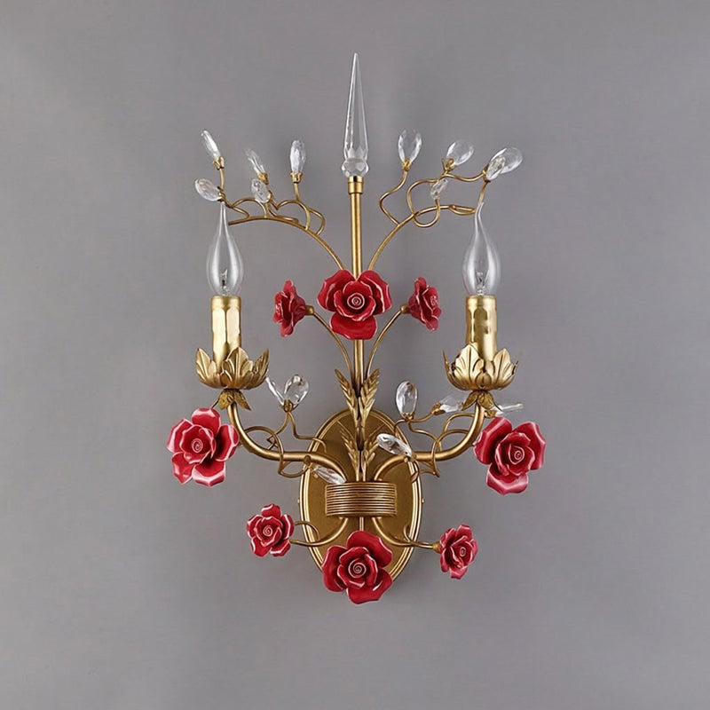 Roselyn Ceramic Vine Sconce