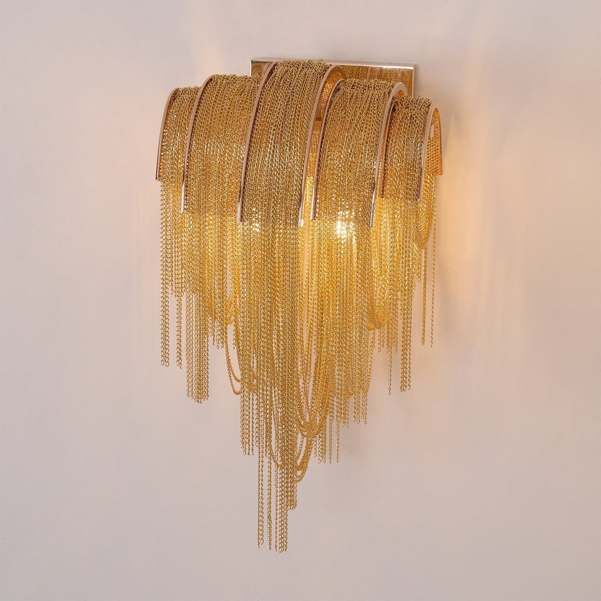 Chains Postmodern Luxury Tassel Wall Lamp