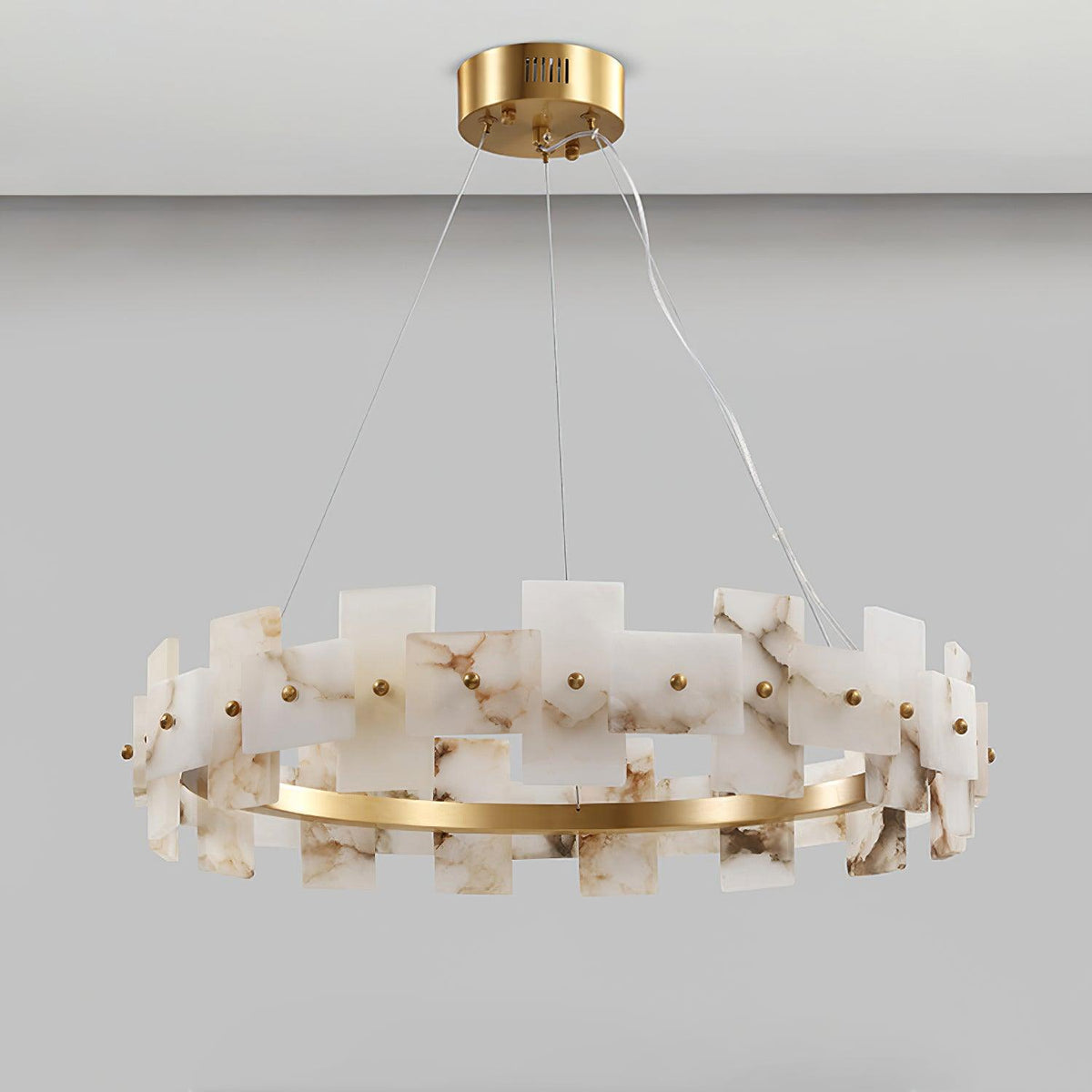 Kivren Alabaster Chandelier Light