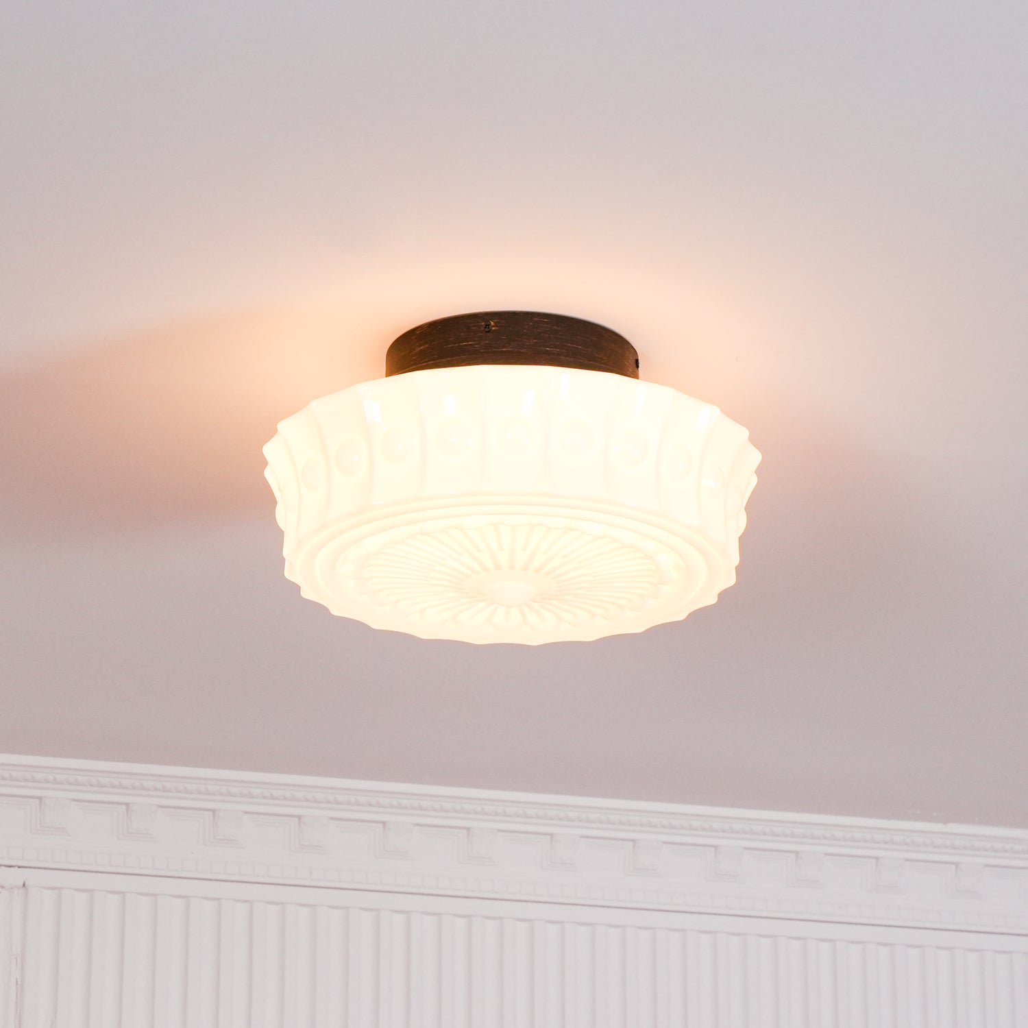 Norvale Charles Edwards Flush Mount Ceiling Light