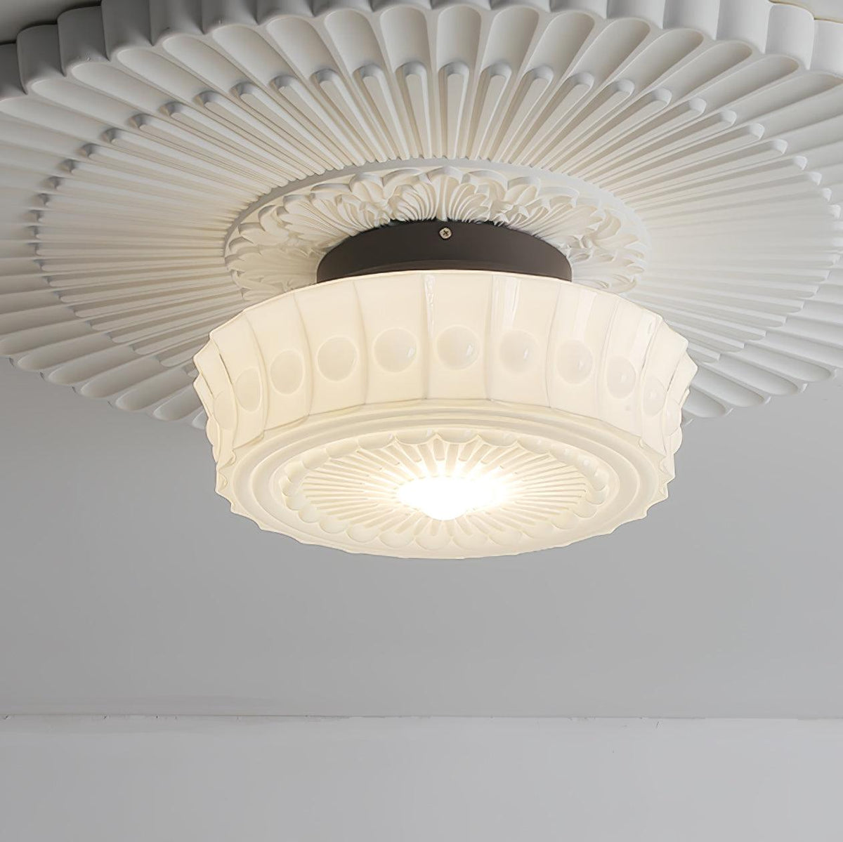Norvale Charles Edwards Flush Mount Ceiling Light